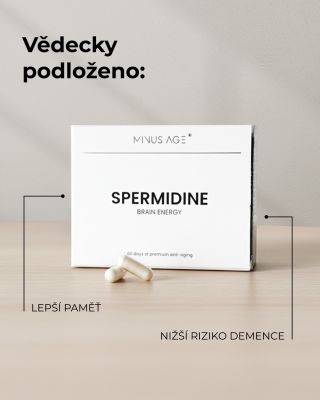 🧬 Věda potvrzuje, že spermidín hraje klíčovou roli pro zdravé stárnutí mozku....